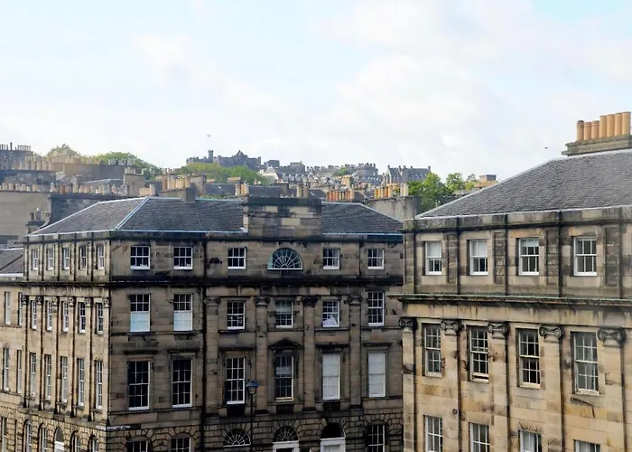 New Town With Castle View