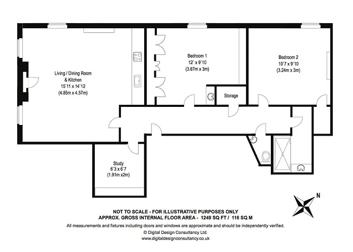 דירה The Castle Esplanade אדינבורו