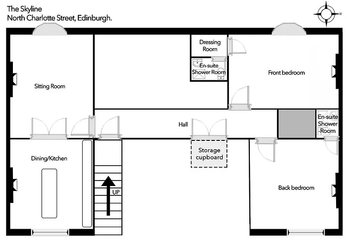 アパート The Skyline - The Address エディンバラ