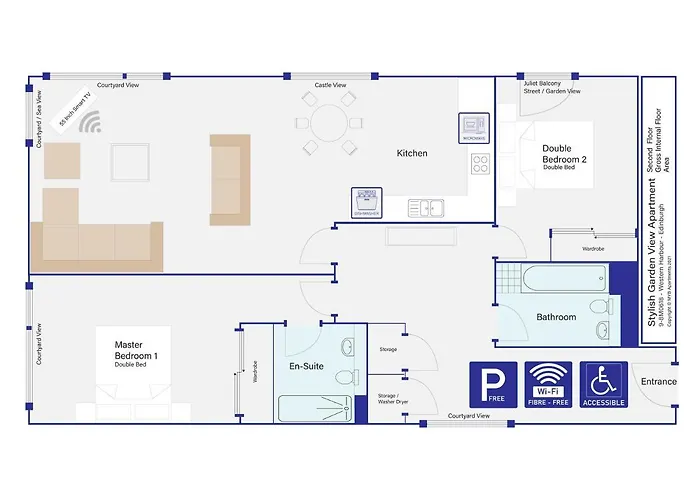 Apartman Stylish Garden View *