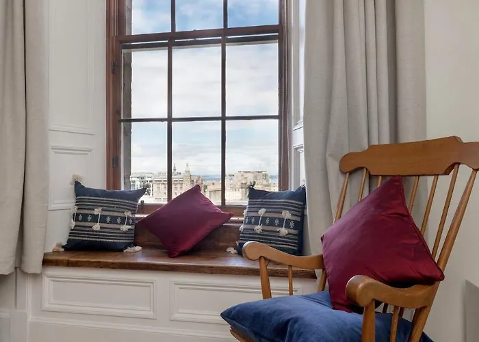 公寓 Stunning Panoramic Views: Heart Of The Royal Mile *