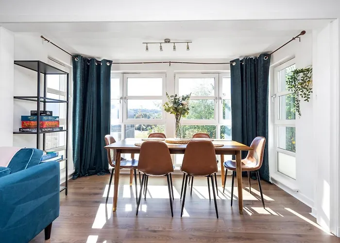 Joivy Modern 2 Bed Flat Near Murrayfield Stadium 公寓 *