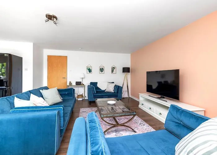 Apartmán Joivy Modern 2 Bed Flat Near Murrayfield Stadium