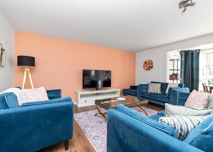Apartmán Joivy Modern 2 Bed Flat Near Murrayfield Stadium *
