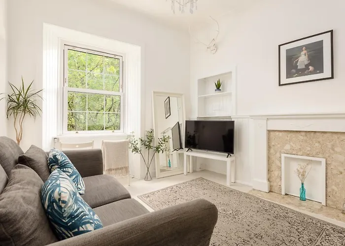 Lägenhet The Tollcross - Modern & Bright 1br *