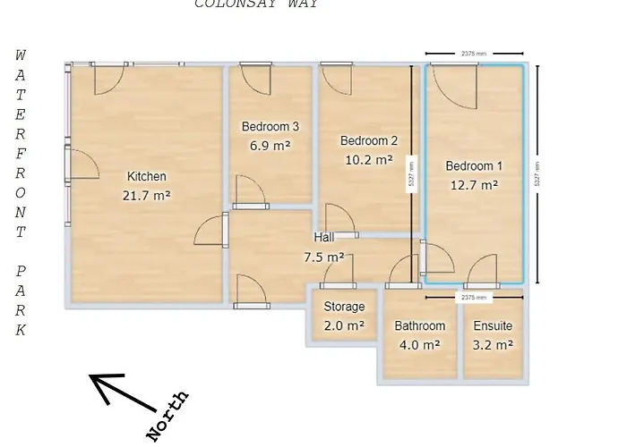 דירה Fabulous 3 Bedroom Flat אדינבורו