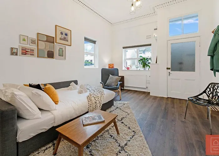 Lägenhet Cheerful Stays: Spacious Flat In Vibrant Leith Edinburg