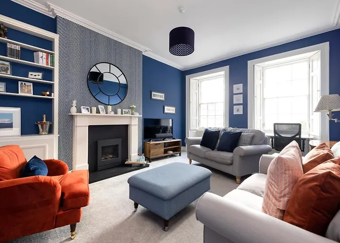 Lägenhet Elegant 2-bedroom In Centre Edinburg
