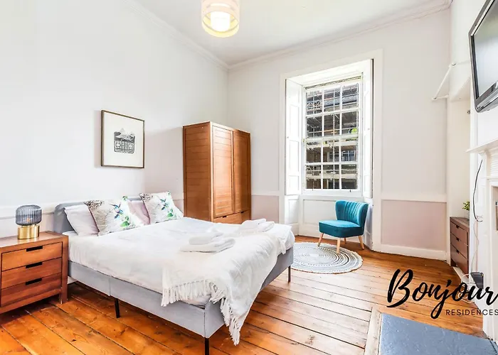 Lägenhet Belleville Central St James Quarter Free Offsite Parking & Views By Bonjour Residences Edinburg