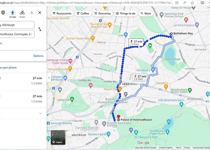 15 Mins To Princes Street Spacious Lakeside With Free Parking דירה *