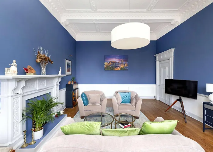 Joivy Spacious 2-bedroom Ground Floor Flat Apartament Edynburg