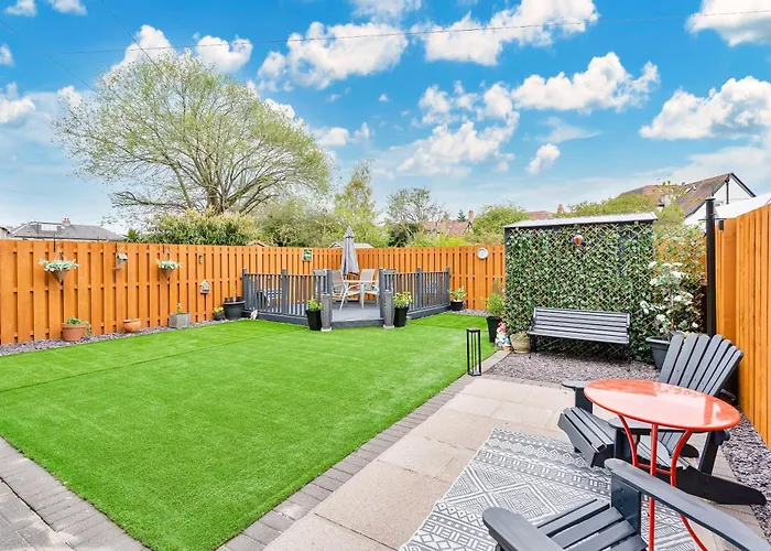 Crewe - Stylish 2 Bedroom Apt, Garden, Free Parking, Edin 에든버러