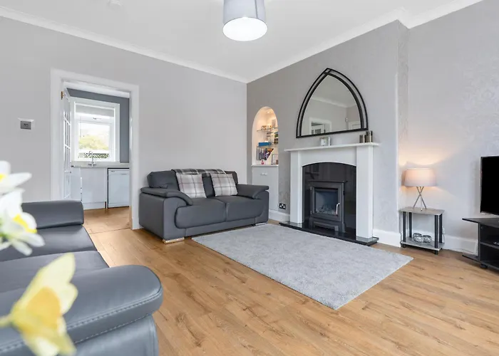 아파트 Crewe - Stylish 2 Bedroom Apt, Garden, Free Parking, Edin 에든버러