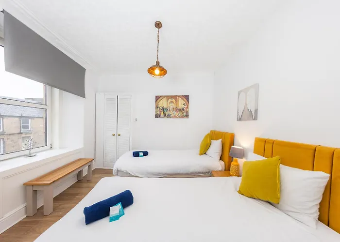 דירה Central Edinburgh Apartment By The Castle אדינבורו