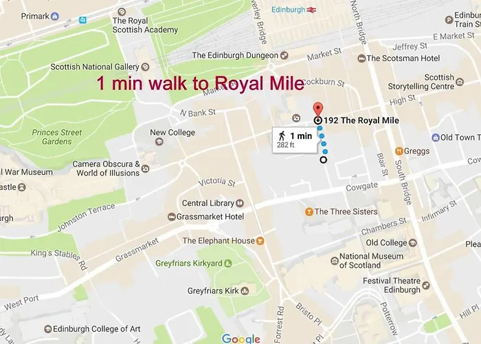 Walk Everywhere -top Rated Flat On The Royal Mile.