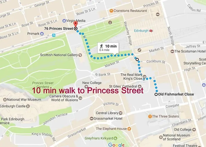 Walk Everywhere -top Rated Flat On The Royal Mile.