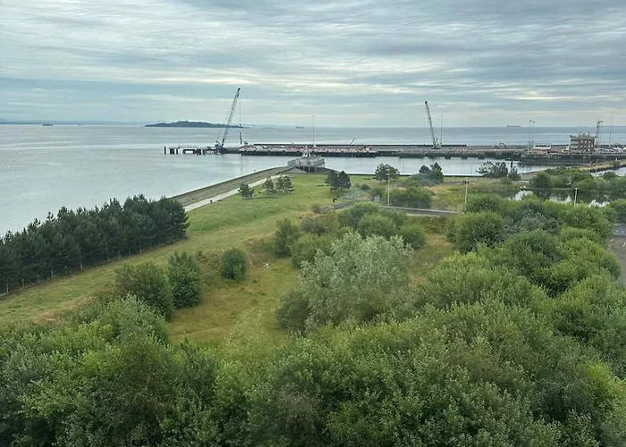 Daire Ocean View Flat With Cozy Vibes