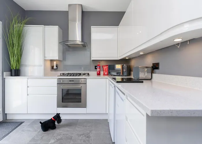 아파트 Crewe - Stylish 2 Bedroom Apt, Garden, Free Parking, Edin