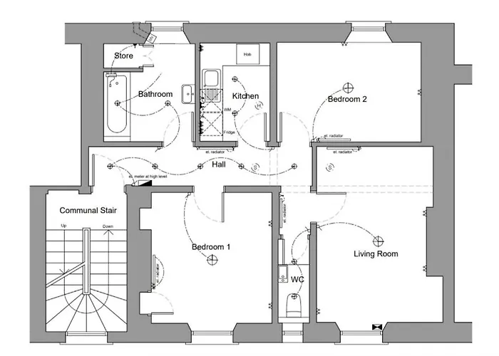 Argyl - Charming 2 Bedroom On Thistle Street Apartament *