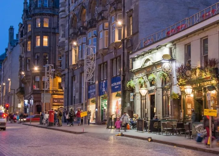 High Street At The Heart Of The Royal Mile