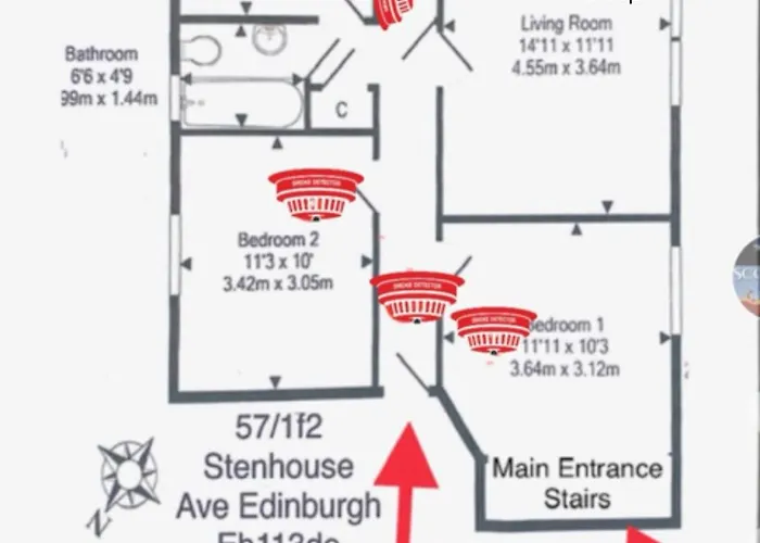 Edinburgh City Centre & Airport 2 Bedroom Apartment Appartamento *