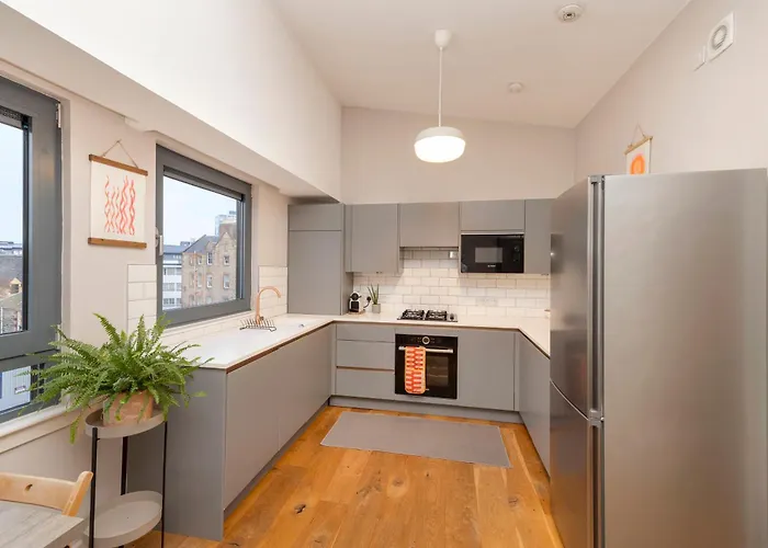 Stylish 2-bedroom In Leith Appartement Édimbourg