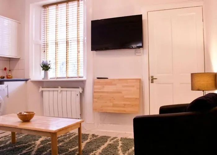 Main Door Flat With Private Garden Center Apartment