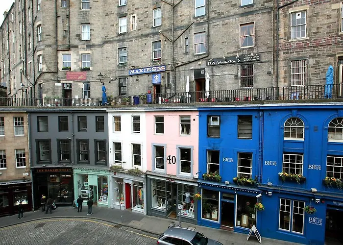 West Bow Just Off Royal Mile Edinburg