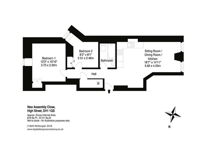 3 Royal Mile Flat Near Castle דירה אדינבורו