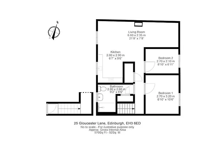 The Gloucester Lane Apartment Edinburgh