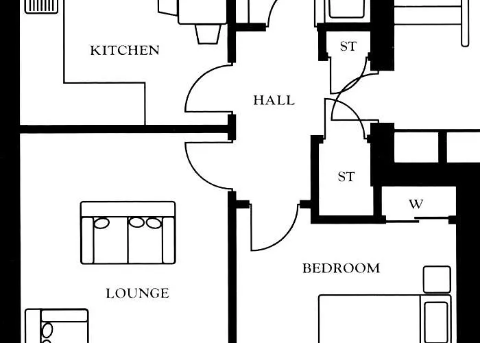 Apartment Amazing Apartments - Annandale St Near The Playhouse - Free Parking *