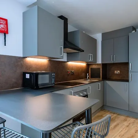 Modern Studio Apartments At Murieston Crescent In Edinburgh 公寓 *