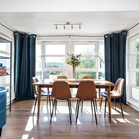 Joivy Modern 2 Bed Flat Near Murrayfield Stadium 公寓 *