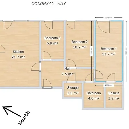 Apartment Fabulous 3 Bedroom Flat Edinburgh