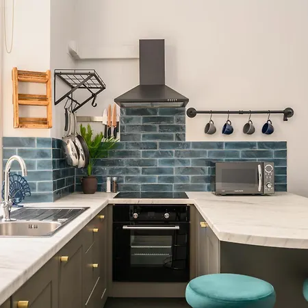 Vibrant Leith Flat Apartman