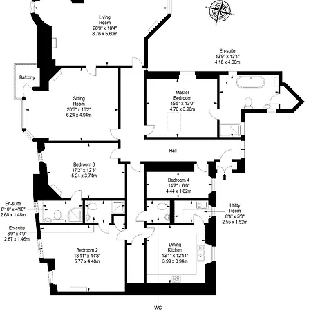 Luxury-3-bedroom Ramsay Garden Next To Castle *