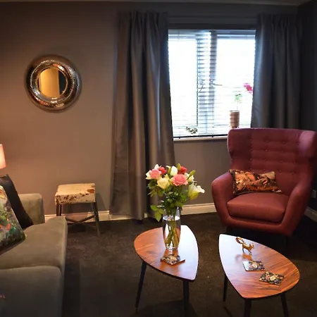 Lägenhet Luxury Boutique Apartment, Free Parking & Gym Edinburg