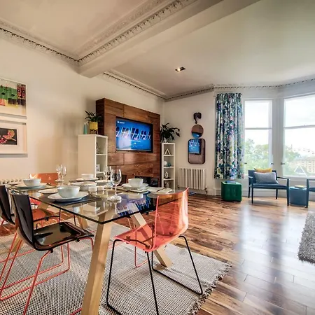 公寓 Modern Flat With Fantastic Views 爱丁堡