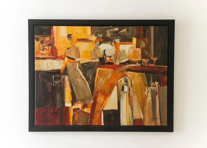 아파트 Artsy Modern 1br In Abbeyhill