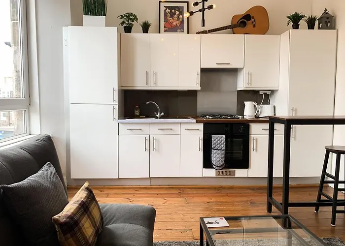 아파트 Artsy Modern 1br In Abbeyhill