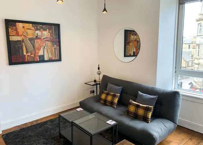 아파트 Artsy Modern 1br In Abbeyhill *
