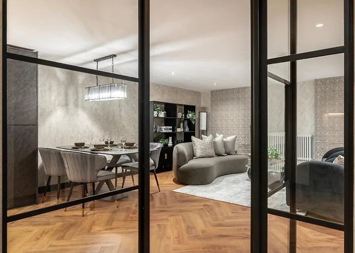 公寓 Sovo - Luxury Old Town Design With Fireplace 爱丁堡