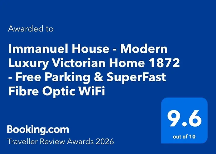 Apartamento Immanuel House - Modern Luxury Victorian 1872 - Free Parking & Superfast Fibre Optic Wifi *