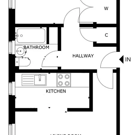 Apartamento Stylish One Bedroom