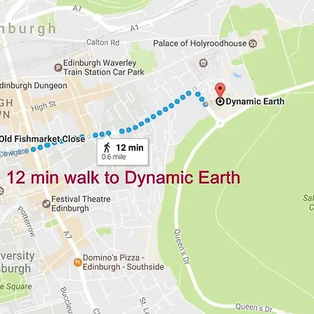 アパート Walk Everywhere -top Rated Flat On The Royal Mile.