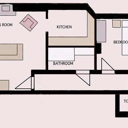 1 Bedroom Flat With Castle View