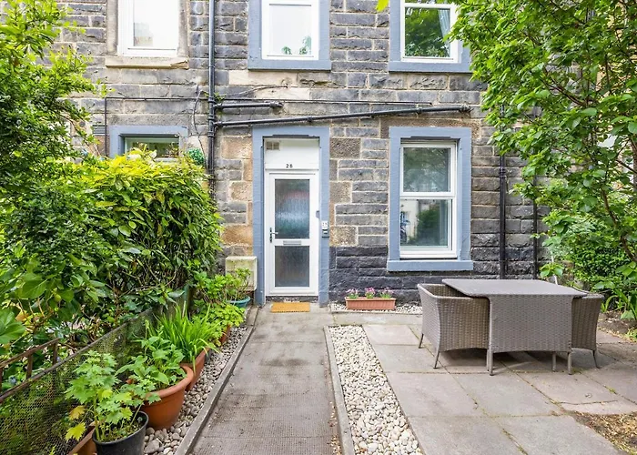 Joivy Charming Near Leith Links With Patio شقة إدنبرة