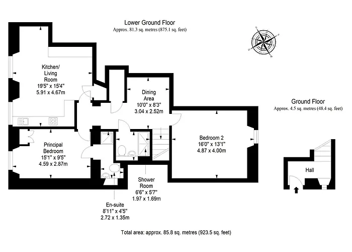 Apartment Spectacular 2 Bed, 2 Bath In Centre
