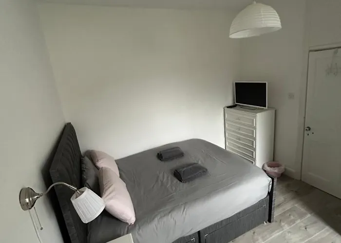 Bright Bedroom With King Side Bed And Share Bathroom דירה *